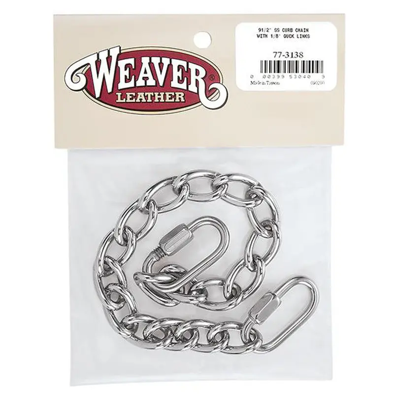 77-3138 Weaver Curb Chain With Quick Links 1