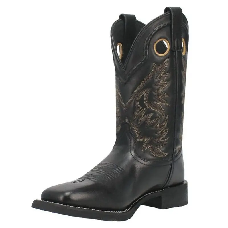 7710 Laredo Men's Kane Western Cowboy Boot - Black 1