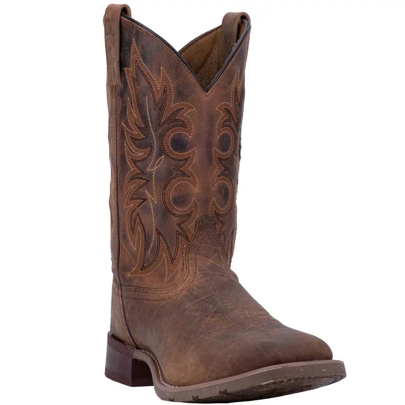 7835 Laredo Men's Durant Western Cowboy Boot Rust Leather 1