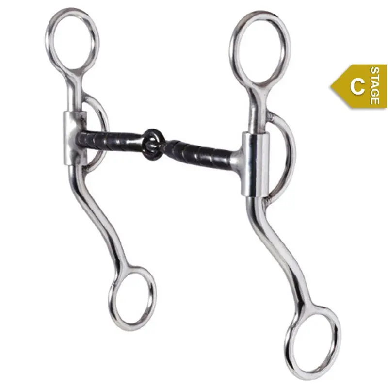 790 Reinsman Slow 7 Inch Sweet Iron Ribbon Snaffle Bit - 5 Inch Mouth 1