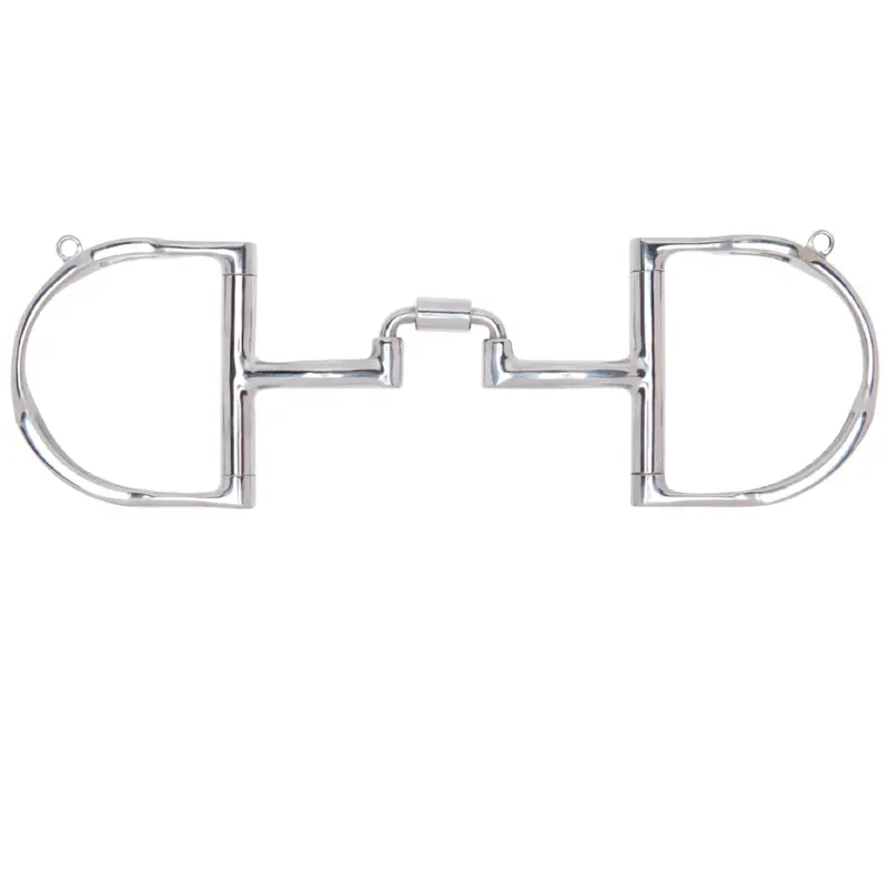 89-22255 Myler Dee With Hooks With Stainless Steel Correctional Low Ported Barrel Mb 27Pb 1