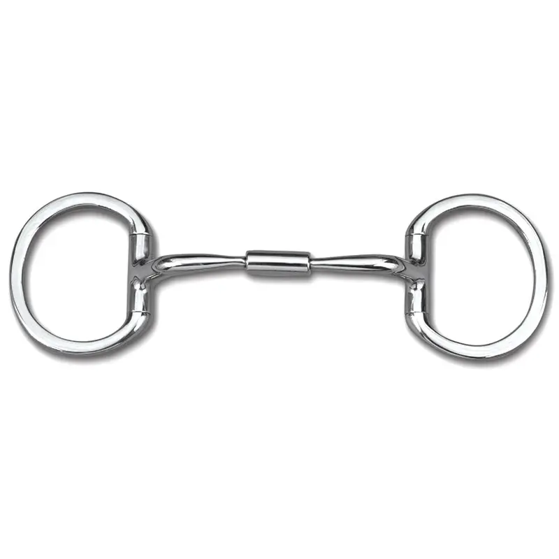 89-29025 Myler Eggbutt Bit Without Hooks Mb 02 Comfort Snaffle Wide Barrel Copper Inlay 1