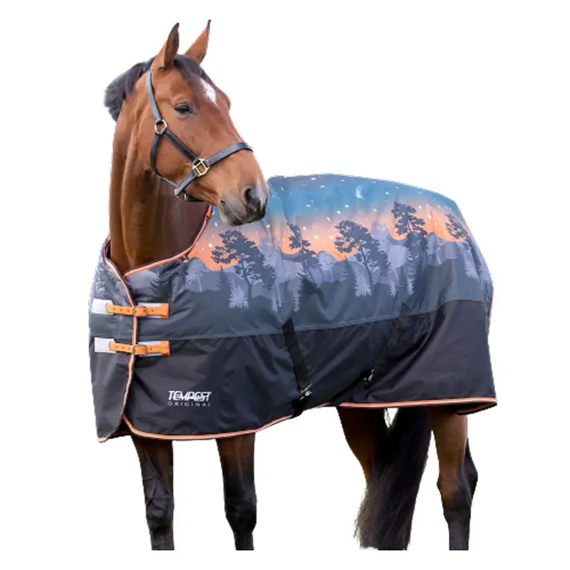 93310Wm Shires Tempest Original 200Gm Turnout Waterproof Blanket - Winter Sunset 1