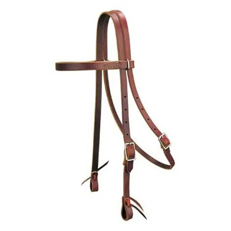 9989 Reinsman Latigo Pony Browband Headstall 1