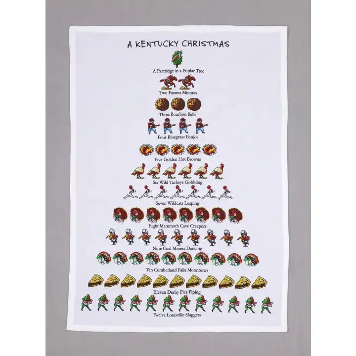 A Kentucky Christmas Kitchen Towel 1