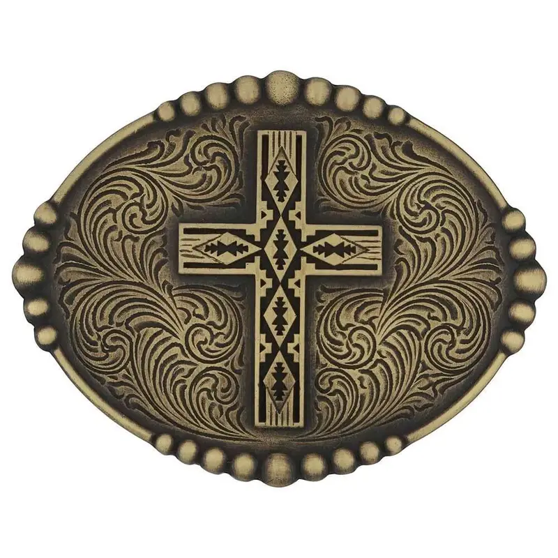 A1026p Montana Silversmiths Faith Of The Southwest Attitude Belt Buckle 1