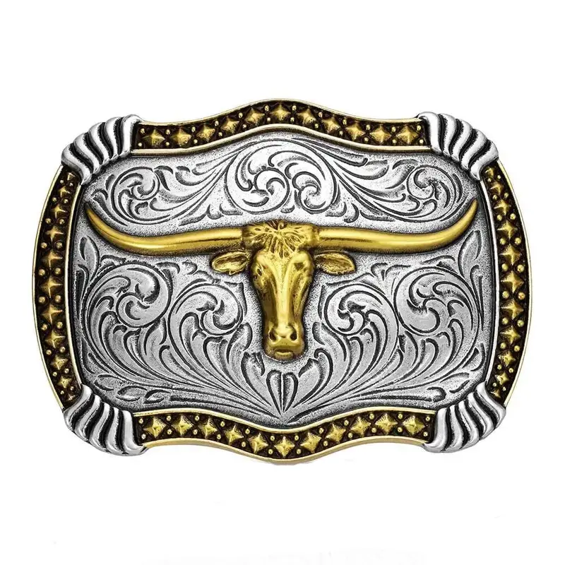 A1072p Montana Silversmiths Longhorn Legacy Belt Buckle 1