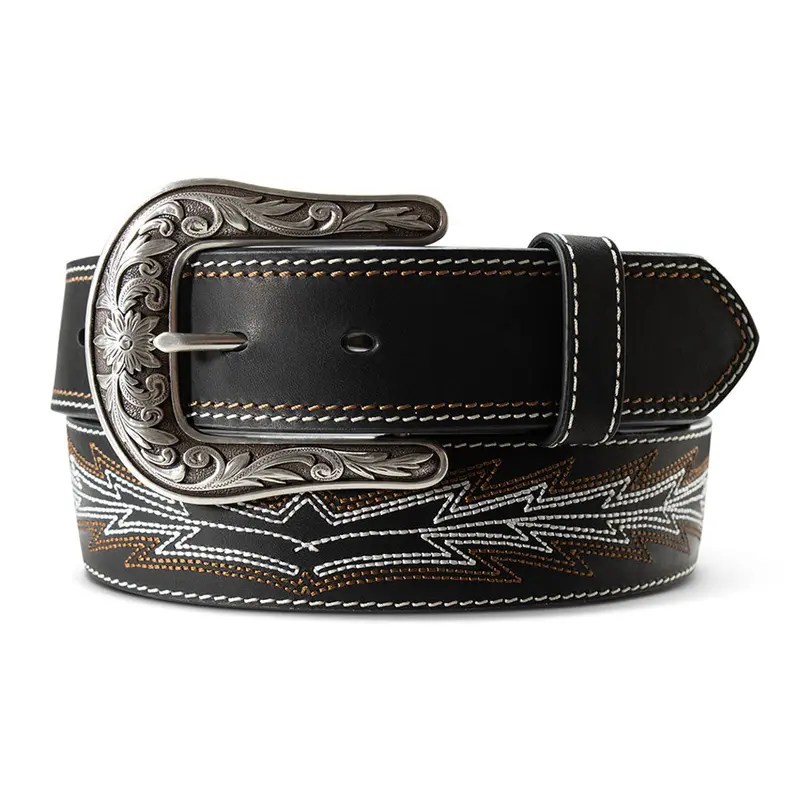 A1568001 Ariat Ladies 1 /2" Casanova Belt - Black 1