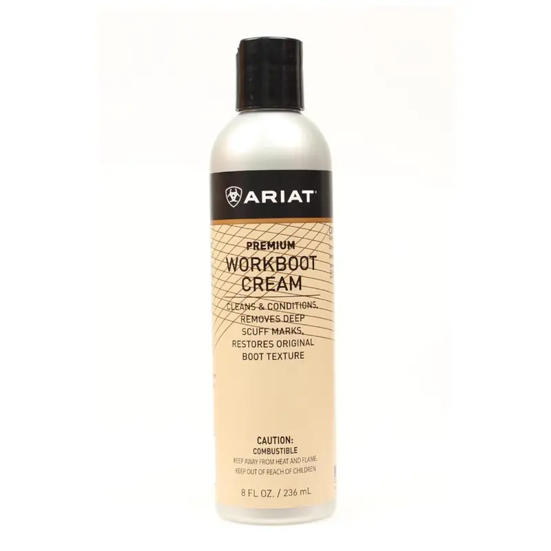 A27004 Ariat Work Boot Cream - 8 Oz 1