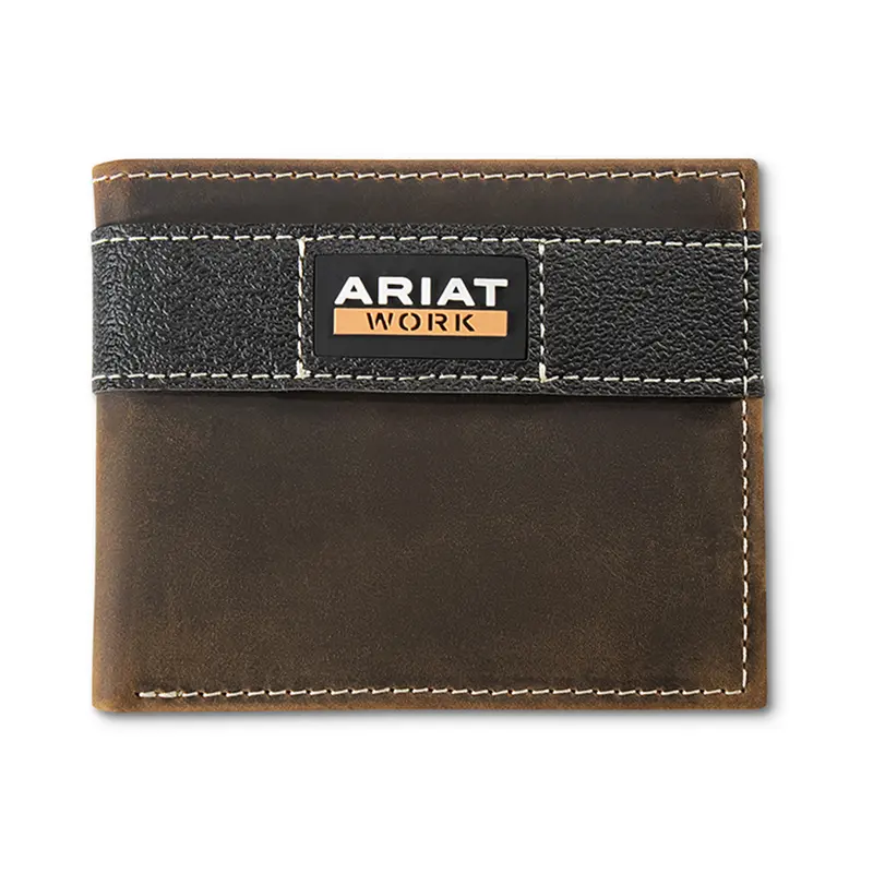 A3400202 Ariat Bifold Work Wallet - Brown 1