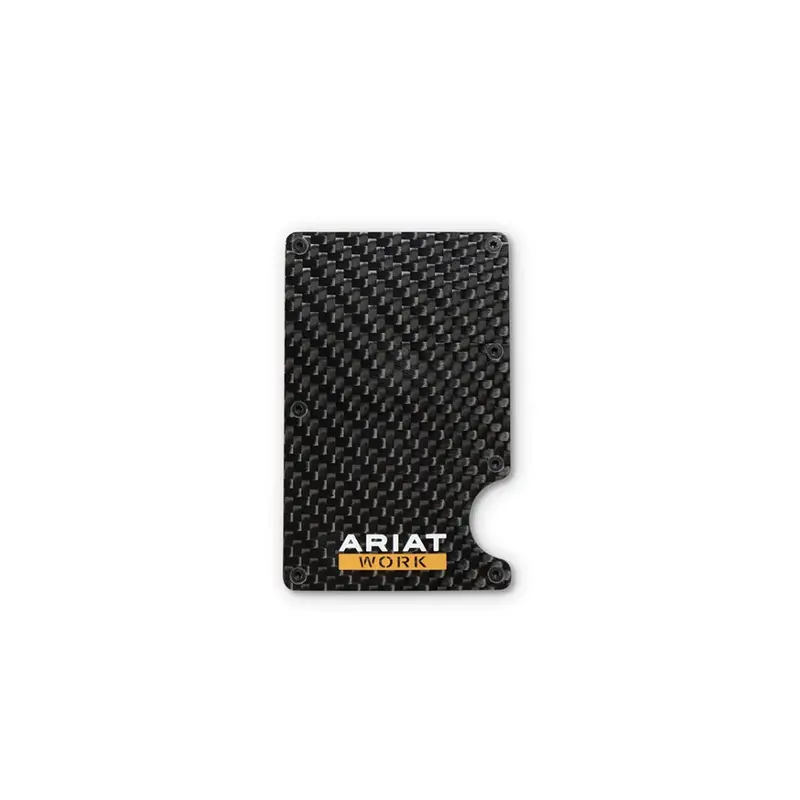 A3401101 Ariat Work Wallet Utility Carbon Fiber Black 1