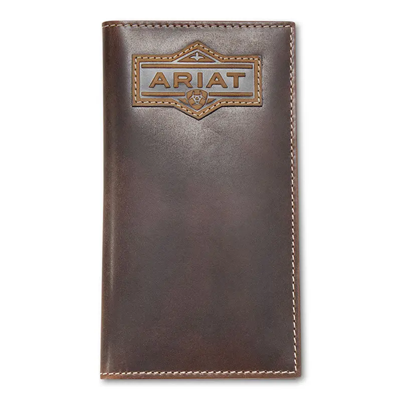 A3566302 Ariat Men's Rodeo Style Wallet Checkbook Cover 1