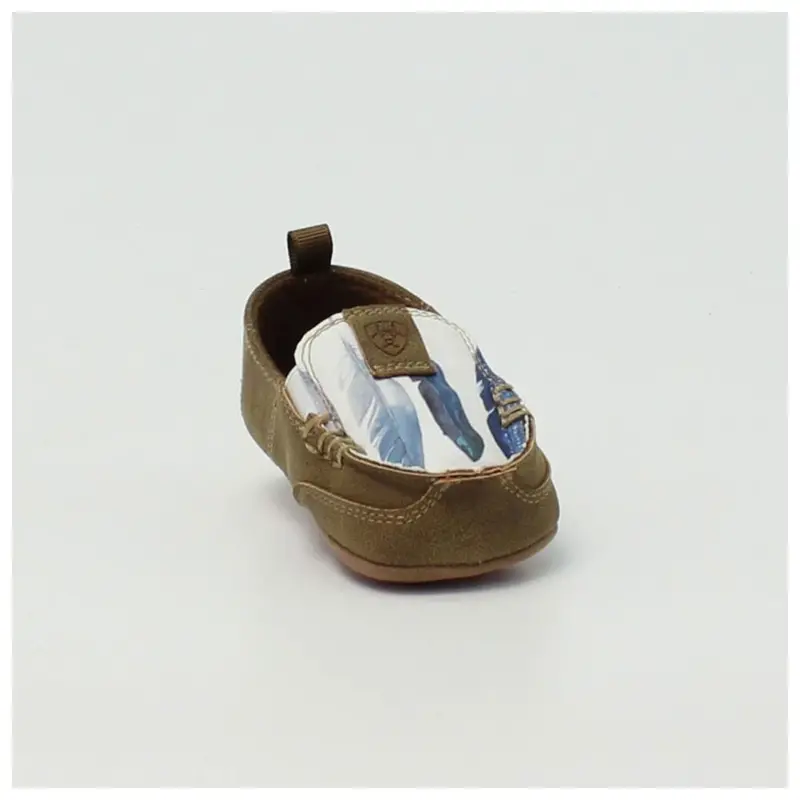 A442001808 Ariat Lil' Stompers Infant Cruiser Feather Print Anna 1