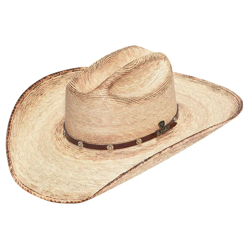 A73106 Ariat Fired Palm Straw Western Cowboy Hat 1