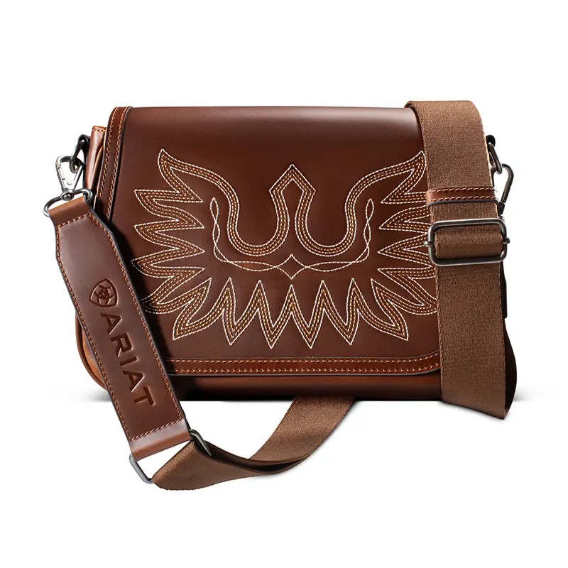 A770021502 Ariat Casanova Crossbody Purse - Brown 1