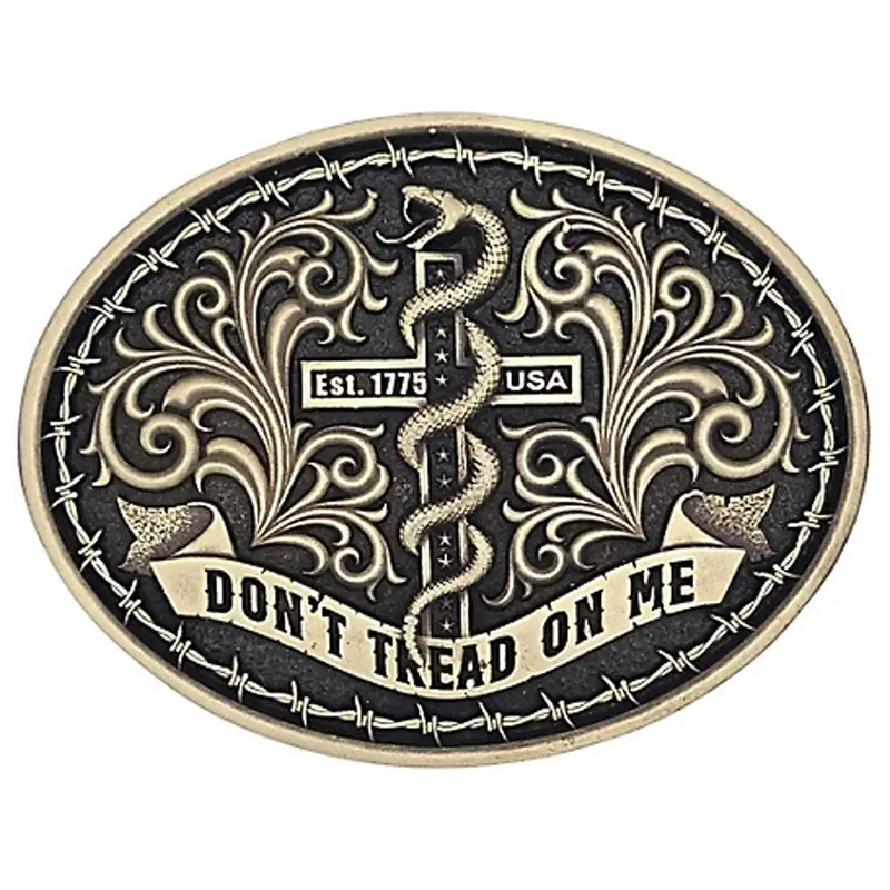 A944c Montana Silversmiths Patriots Faith Attitude Belt Buckle 1