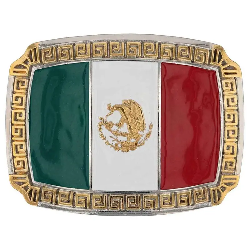 A998p Montana Silversmiths Pride Of Mexico Attitude Belt Buckle 1