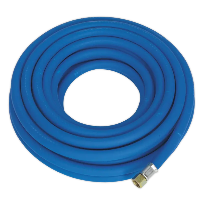 Air Hose 10Mtr X Ø8mm With 1-4"Bsp Unions Extra Heavy-Duty 1