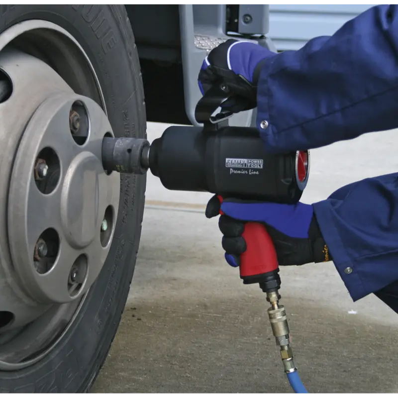Air Impact Pistol Wrench 1"Sq Drive Twin Hammer Composite 1