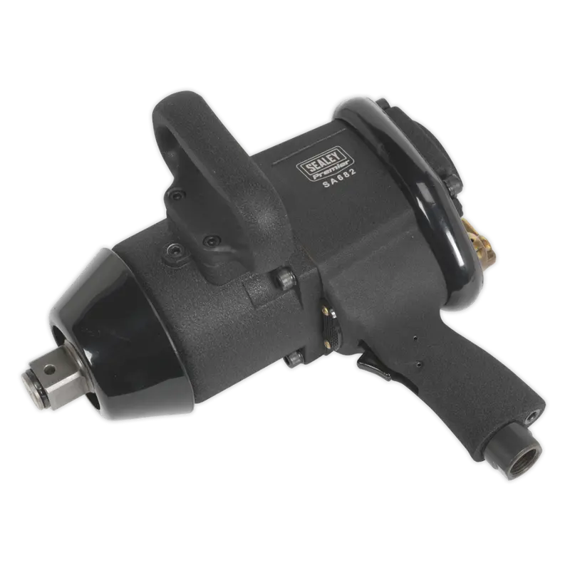 Air Impact Wrench 1"Sq Drive Pin Clutch Pistol-Standard Anvil 1