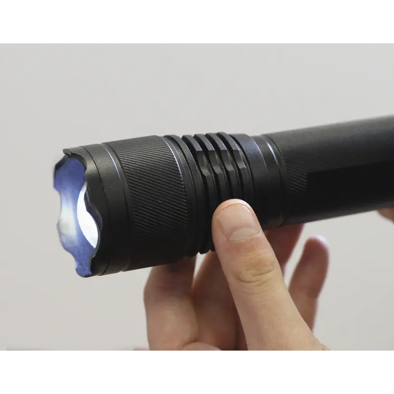 Aluminium Torch 10W T6 Cree Led 2 X D Cell 1
