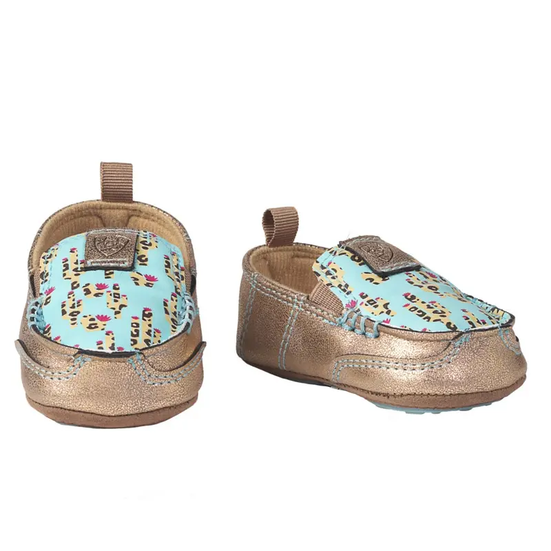 Ariat Lil' Stompers Infant Cruiser Turqouise Cactus Print Piper 1