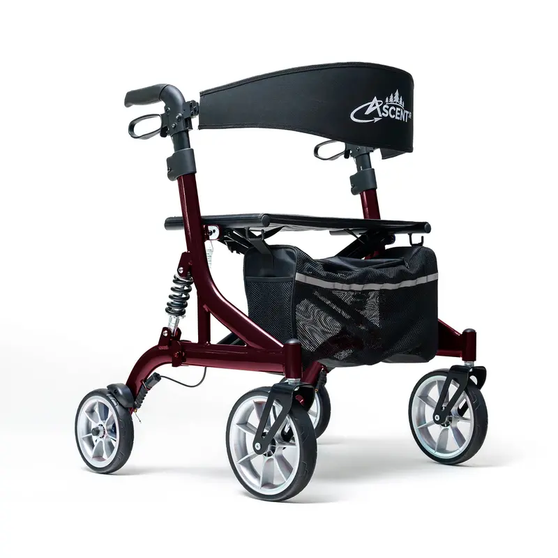 Ascent Xr (Extra Rugged) 450 Lb Capacity Euro-Style Rollator, Brandywine 1