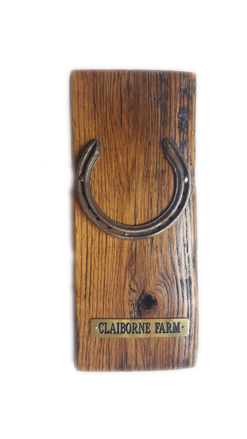 Authentic Fence & Horseshoe Plaque 1
