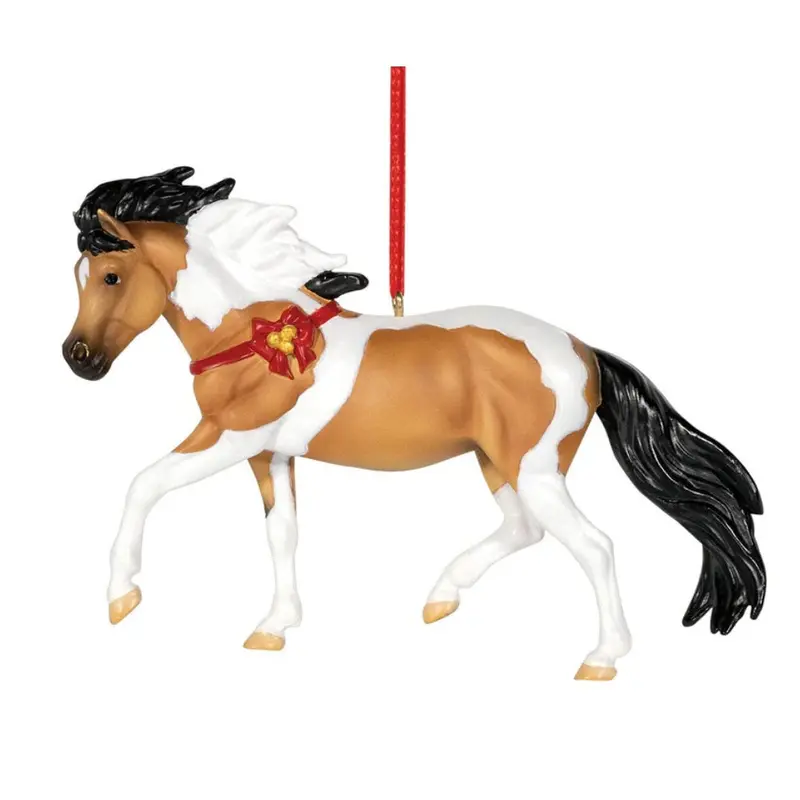 B-Hp-10225 Breyer 2025 Holiday Christmas Beautiful Breeds Ornament - Shetland Pony 1
