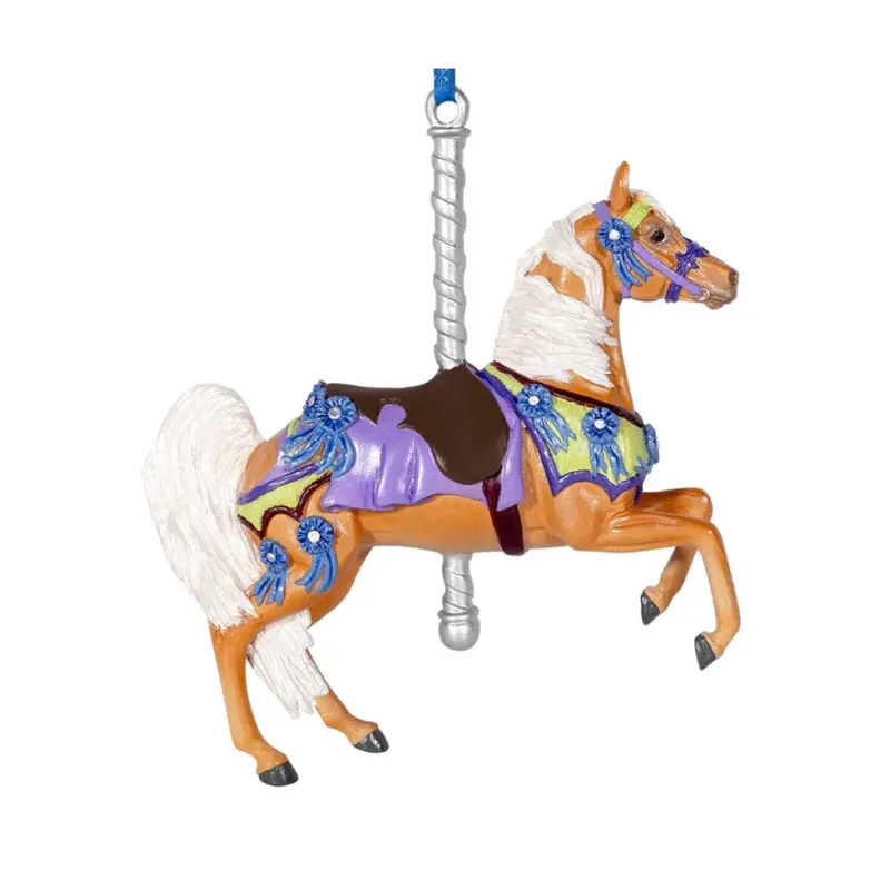 B-Hp-10226 Breyer Holiday Christmas 2025 Carousel Ornament - Victory 1
