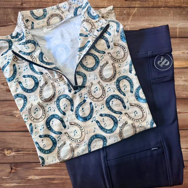 Ballad Shirt & Compass Tights In Navy Bundle 1