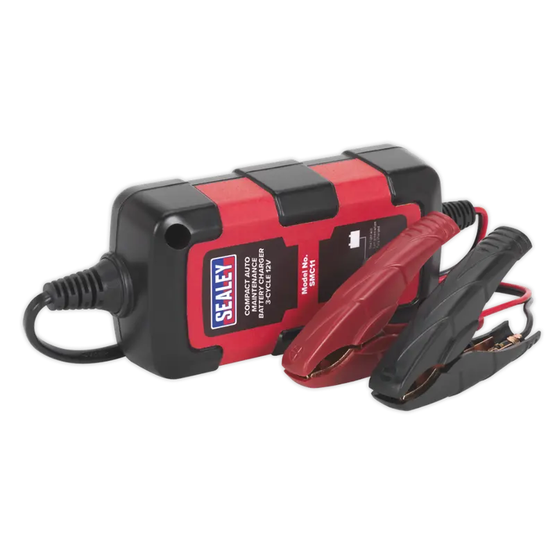 Battery Charger Compact Auto Maintenance 0.8A - 3-Cycle 12V 1