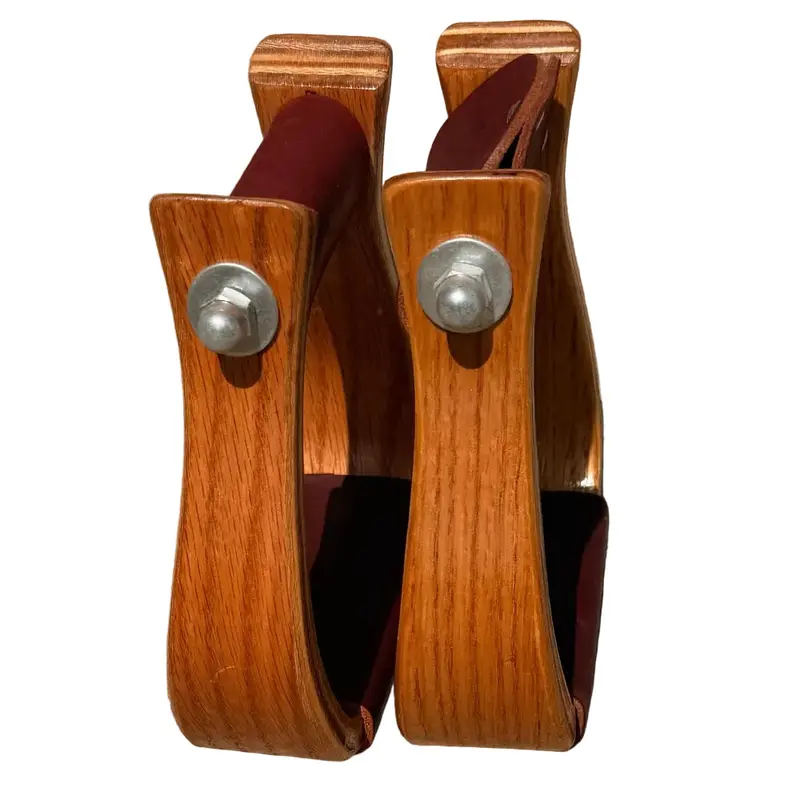 Beagley Braiding Co. Deluxe Wood Vasille Western Stirrup 1