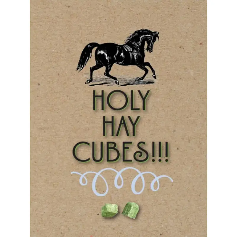 Birthday Card - Holy Hay Cubes 1
