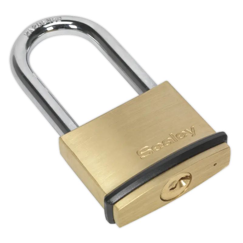 Brass Body Padlock Long Shackle 50Mm 1