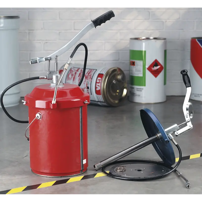 Bucket Greaser With Follower Plate 12.5Kg Heavy-Duty 1