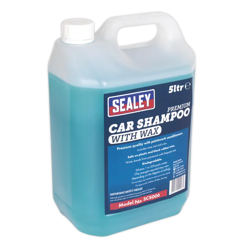 Car Shampoo Premium With Wax 5Ltr 1
