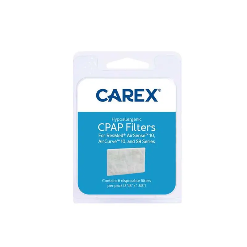 Carex Airsense/Aircurve 10/S9 Series Hypoallergenic Filter For Resmed Devices (6 Per Pack) 1