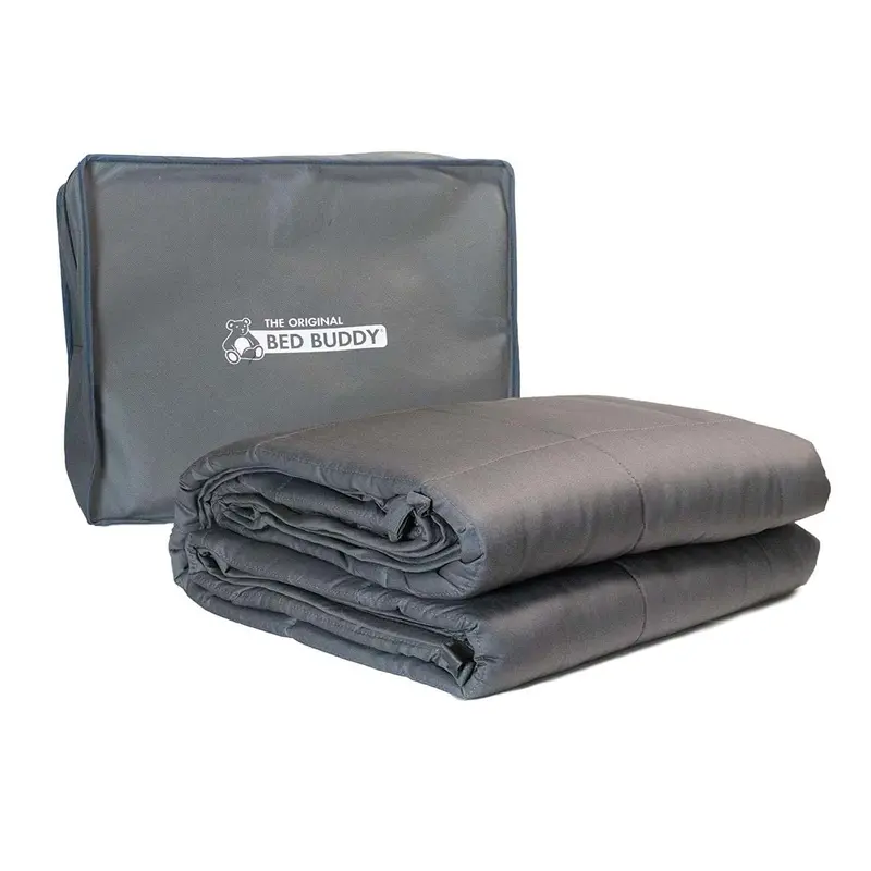 Carex Bed Buddy Weighted Blanket, Grey 1