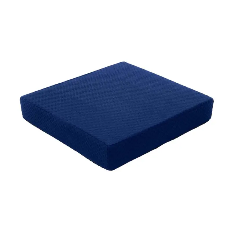 Carex Memory Foam Seat Cushion, 18" X 16" X 3", Blue 1