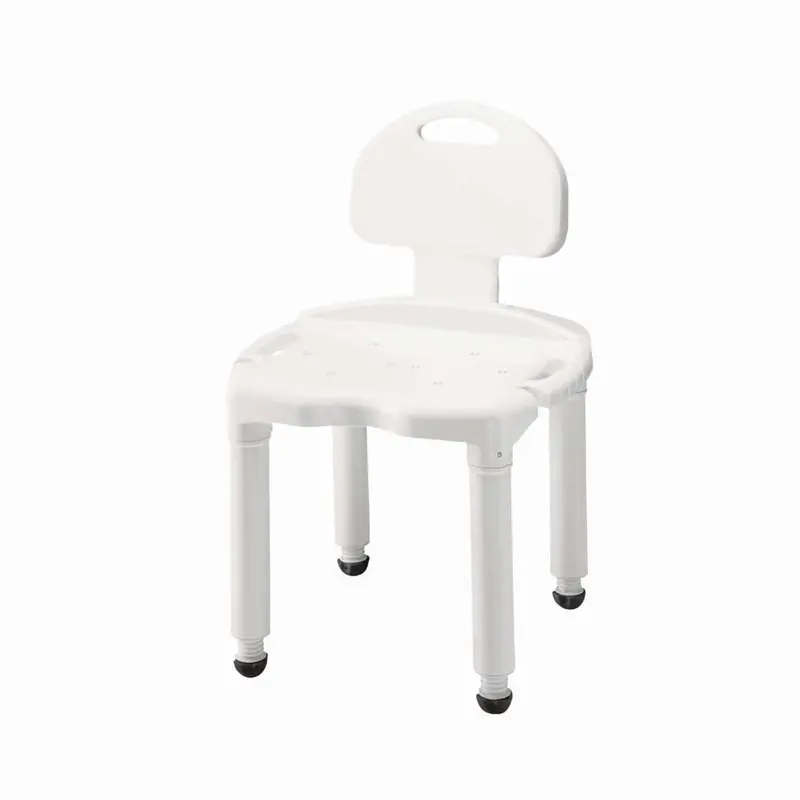 Carex Universal Bath Seat W/ Or W/O Back (Case Pack Option), White 1