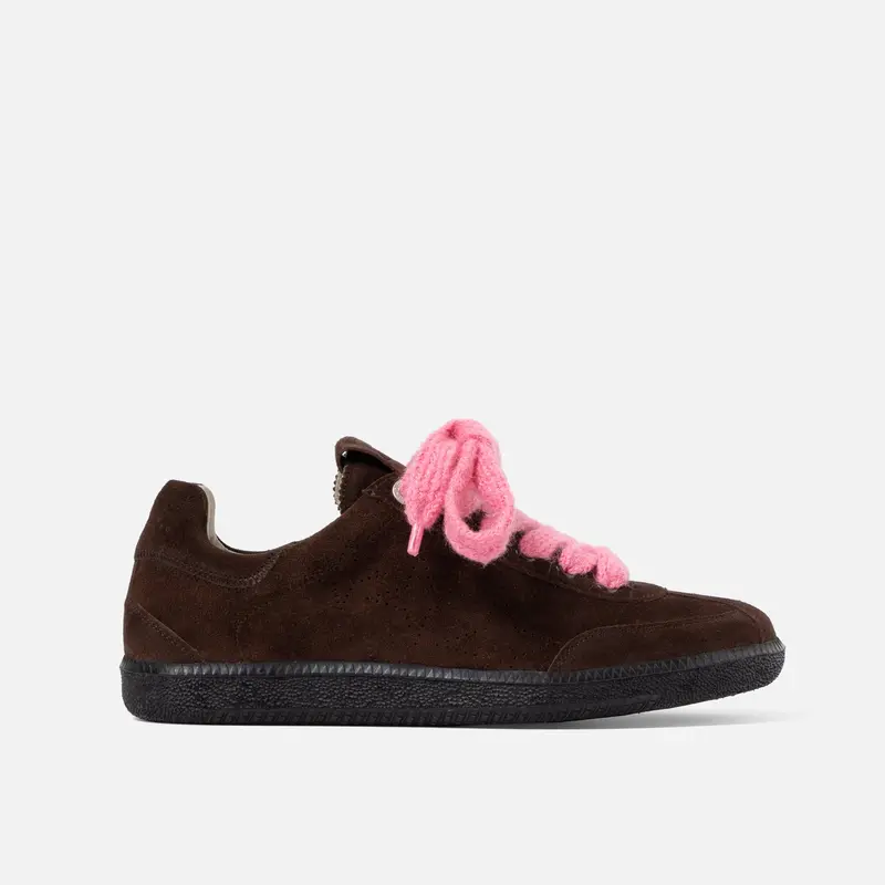 Cb Brown Suede Sneaker - Women's 1