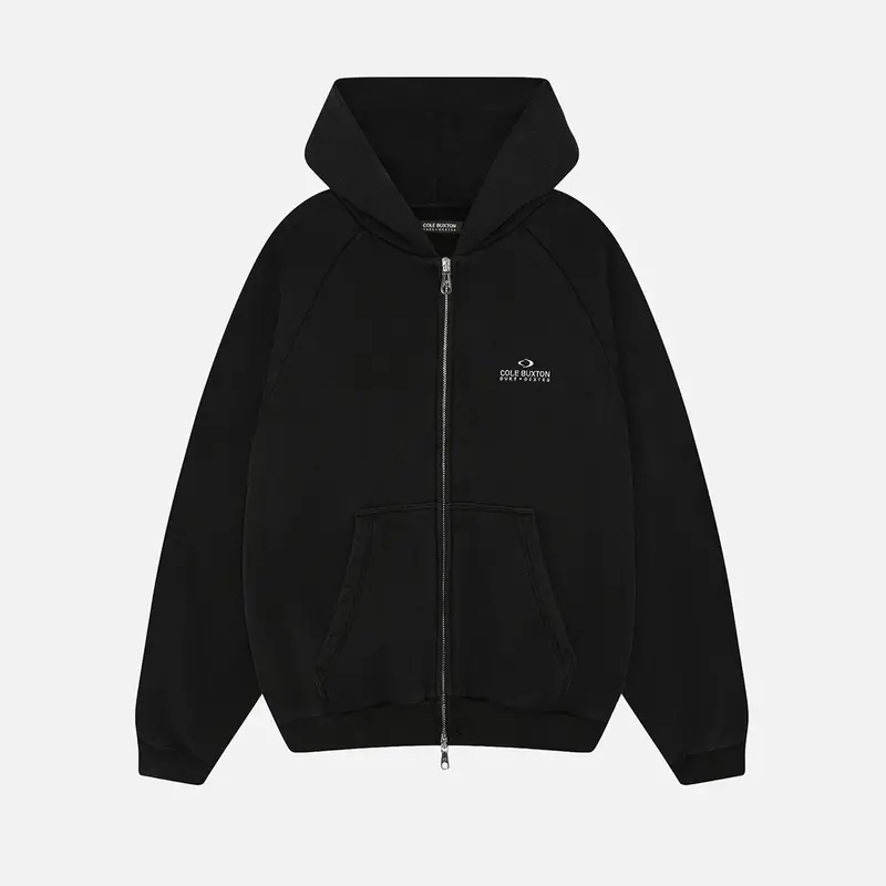 Cb Emblem Zip Hoodie 1