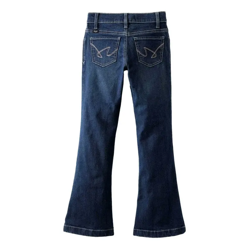 Cb23061008 Cruel Girl Girls' Violet Mid Rise Trouser Jean - Dark Stonewash 1