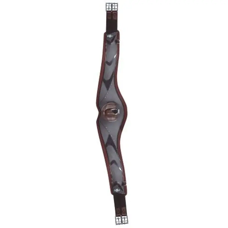 Cjg Professional's Choice Ventech Contoured Jump English Girth - Chocolate 1