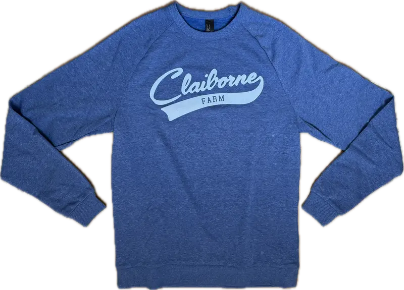 Claiborne Farm Blue Fleece Sweatshirt 1