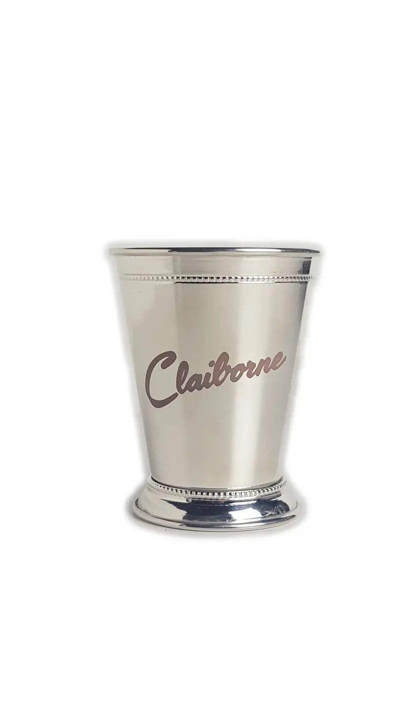 Claiborne Farm Engraved Plated Julep Cup 1