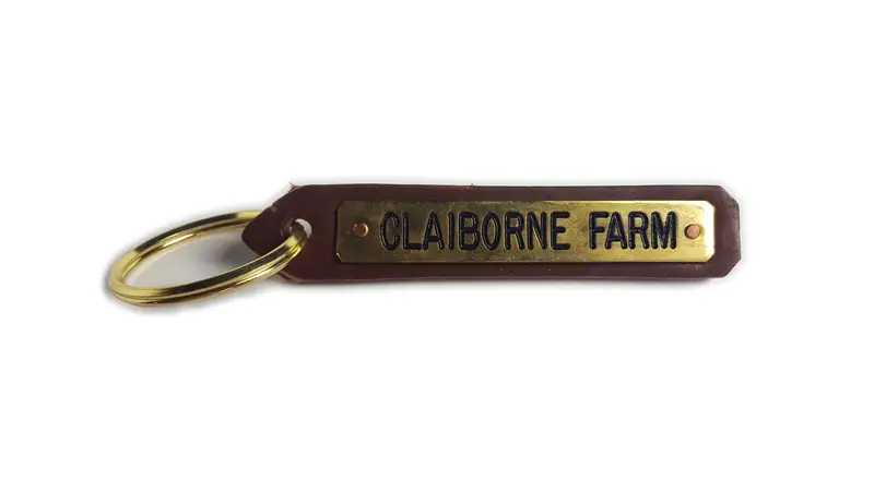 Claiborne Farm Leather Key Chain 1