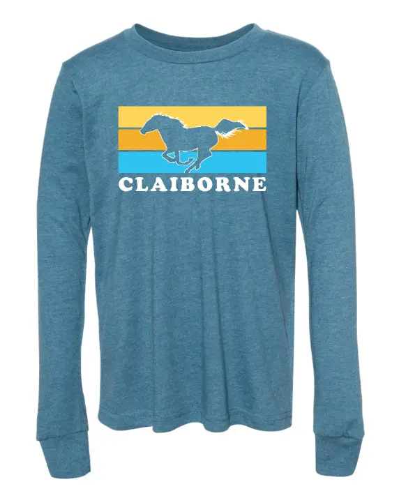 Claiborne Horse Youth Long Sleeve T-Shirt 1