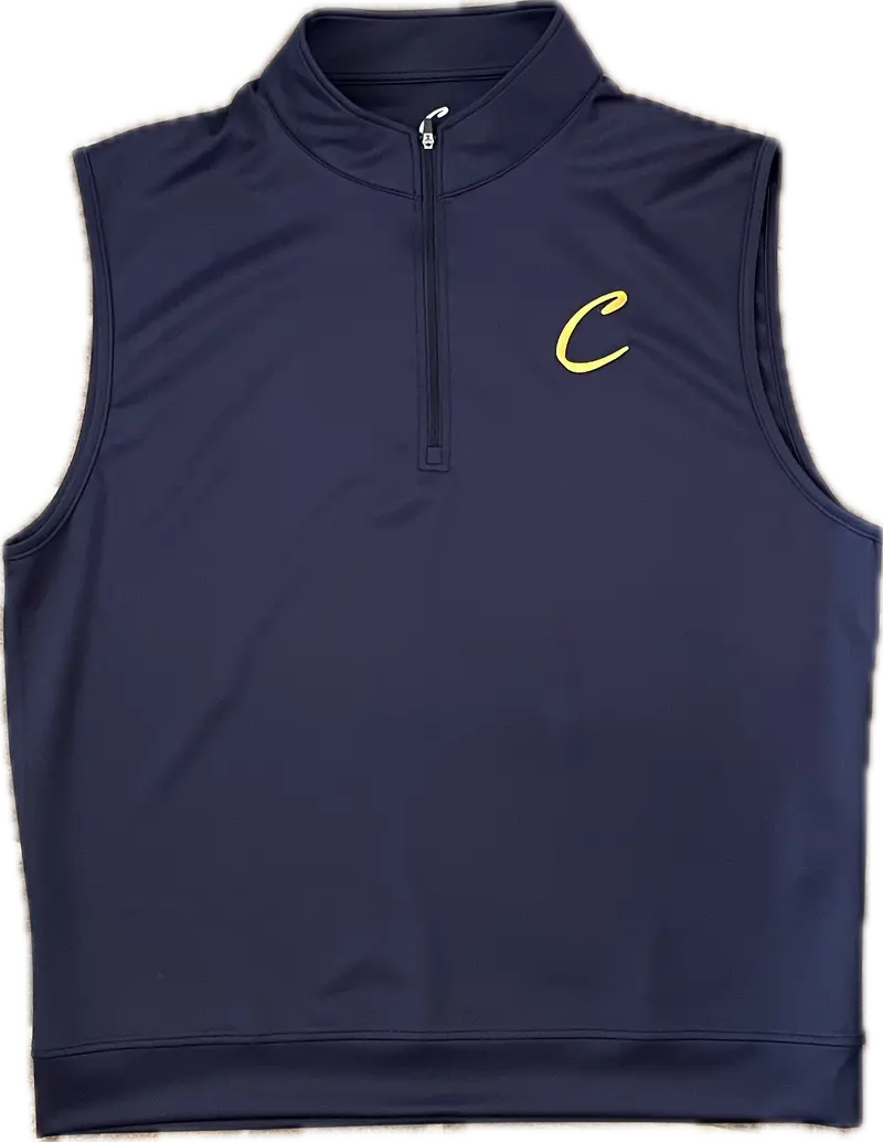 Claiborne Performance Quarter Zip Vest 1